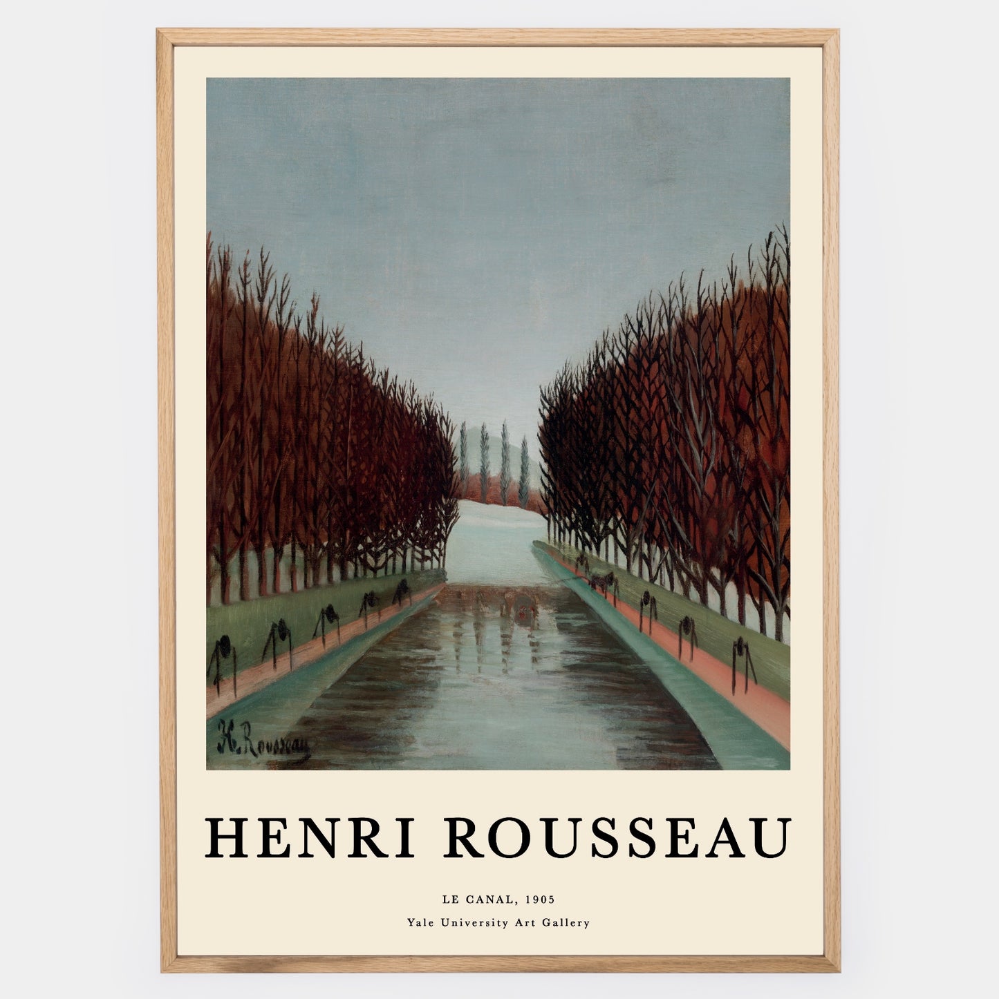 Le Canal Poster | Henri Rousseau