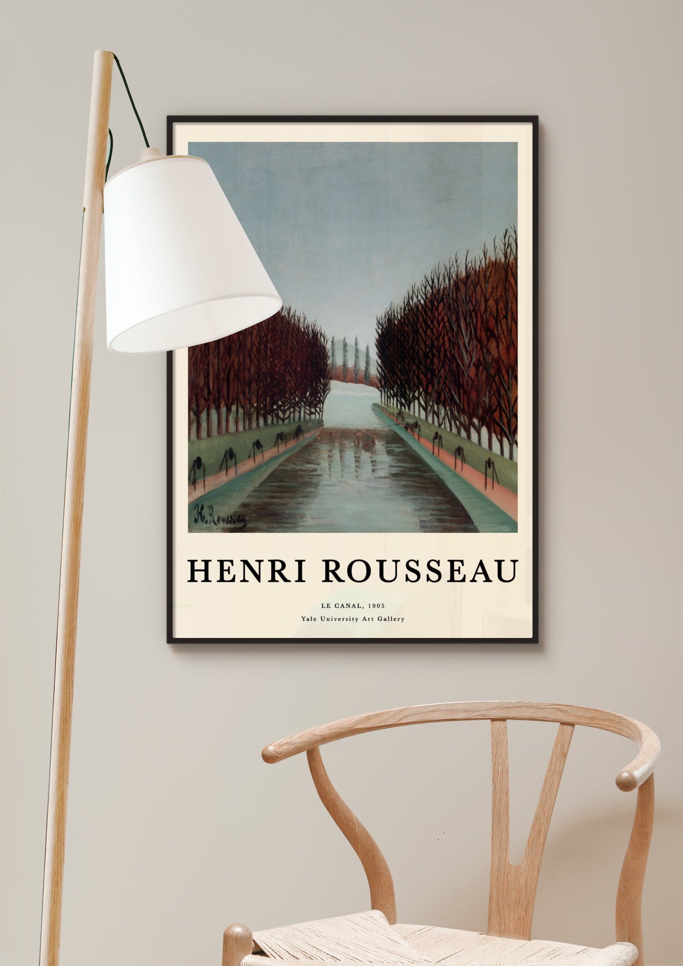 Le Canal Poster | Henri Rousseau