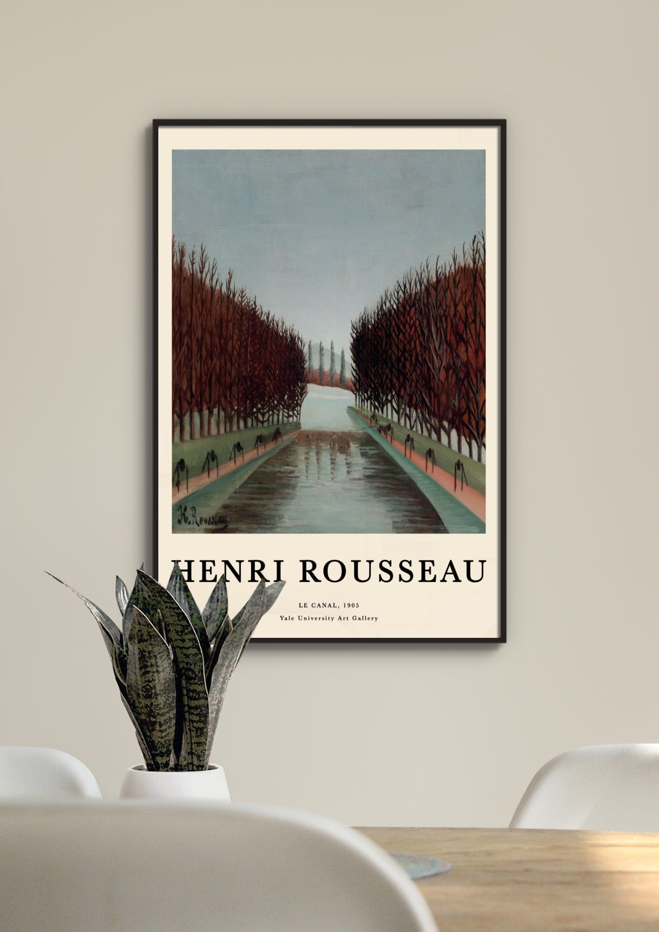 Le Canal Poster | Henri Rousseau