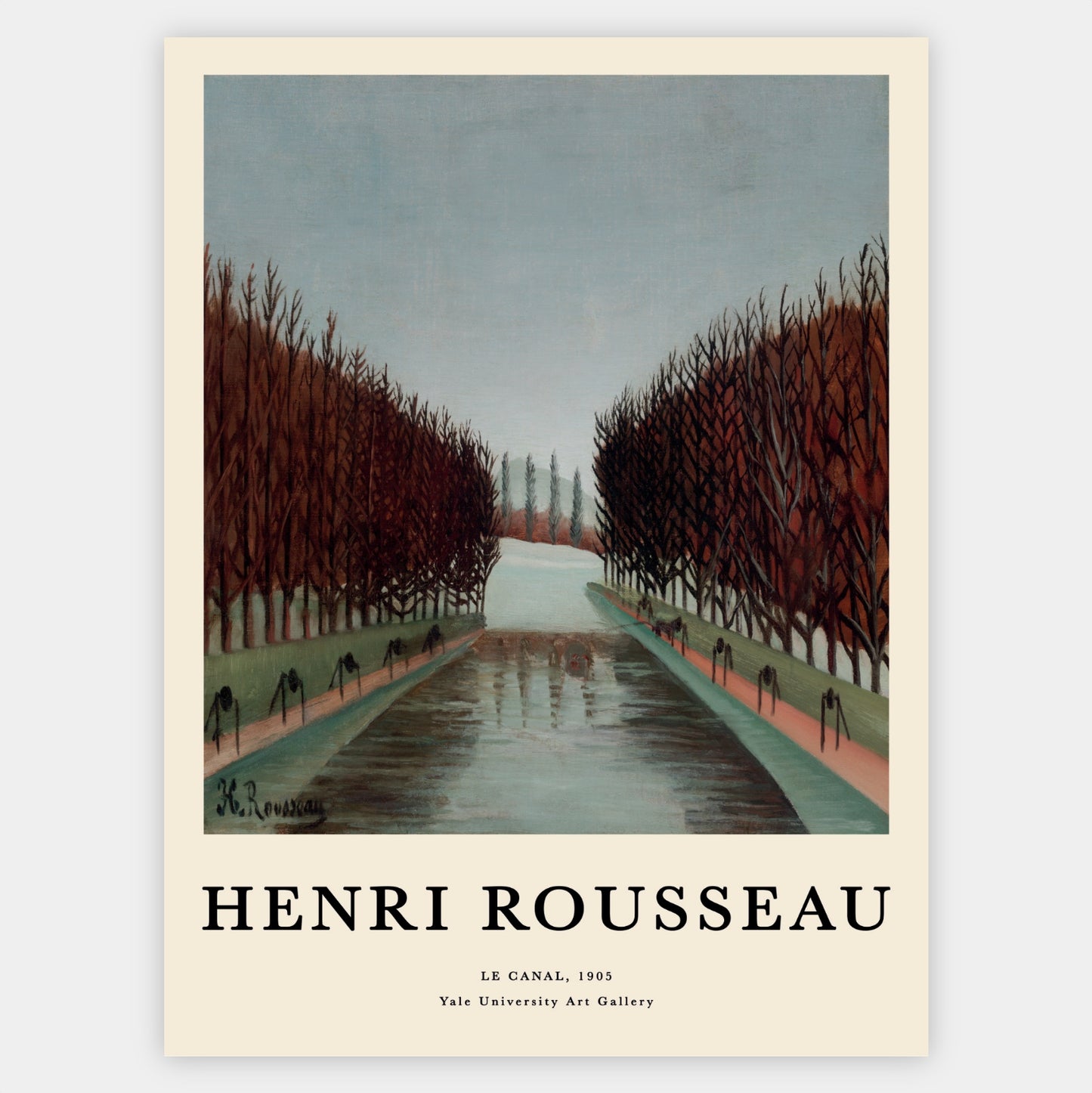 Le Canal Poster | Henri Rousseau