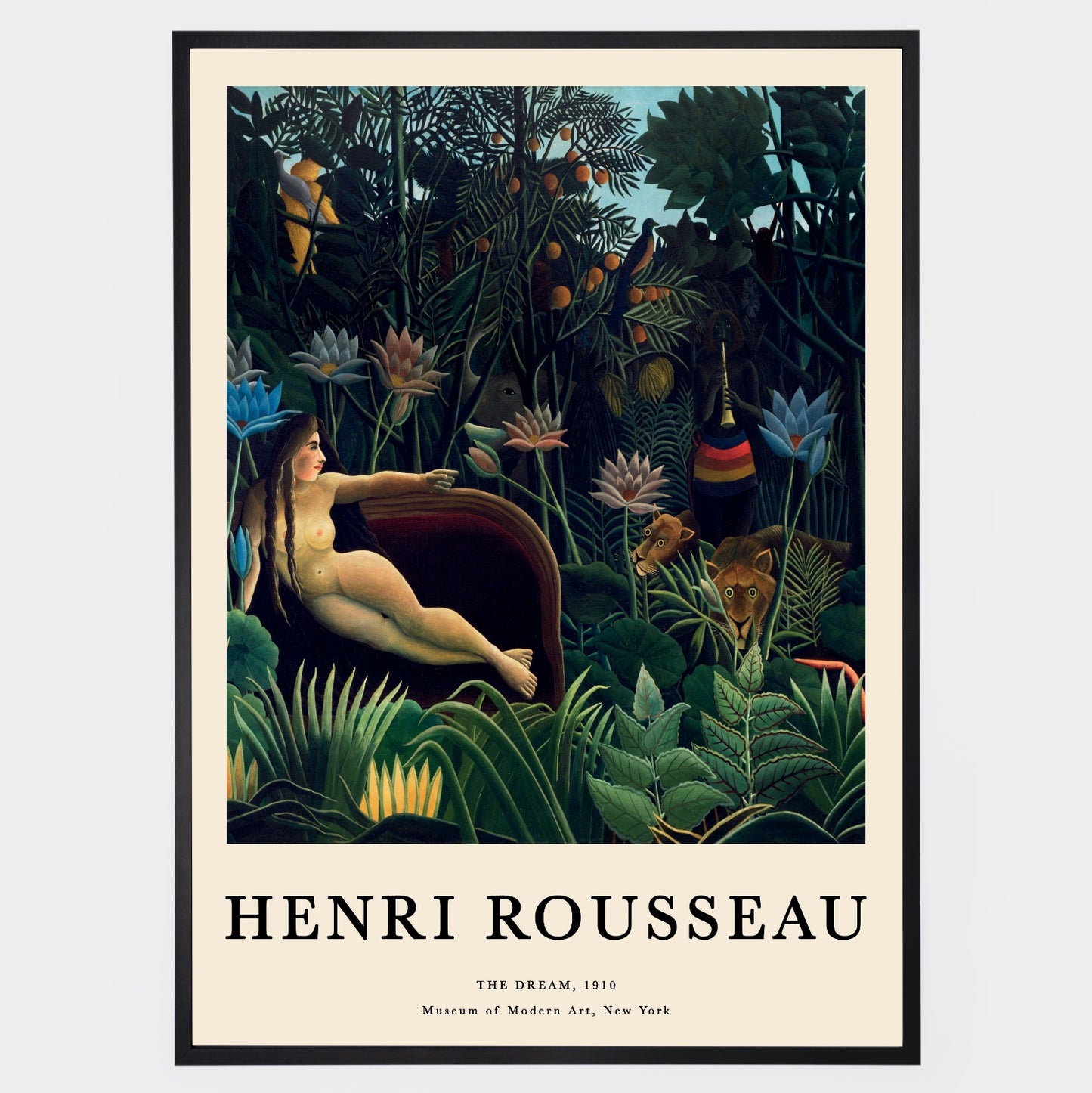 The Dream Poster | Henri Rousseau
