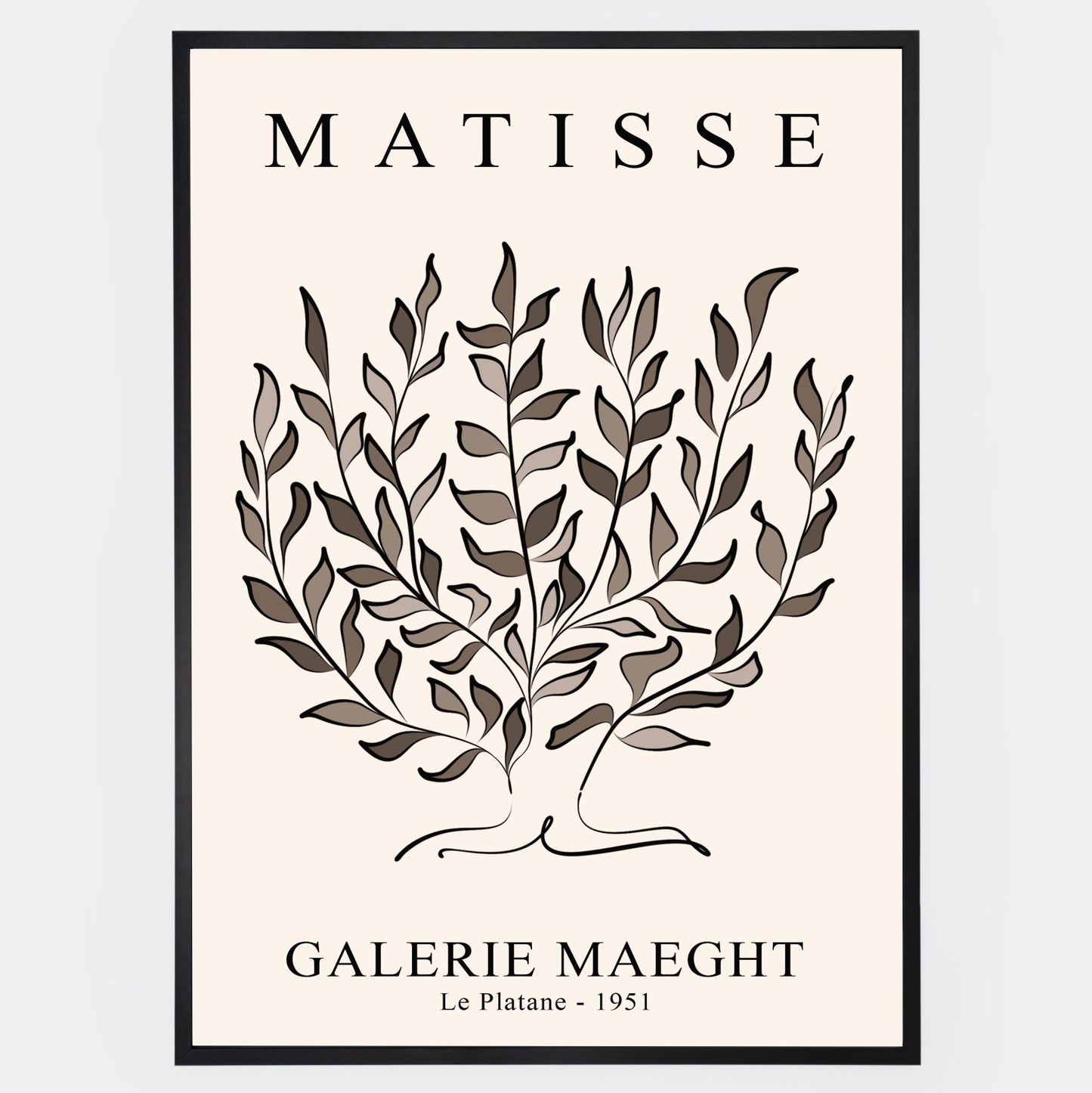Le Platane poster | Henri Matisse