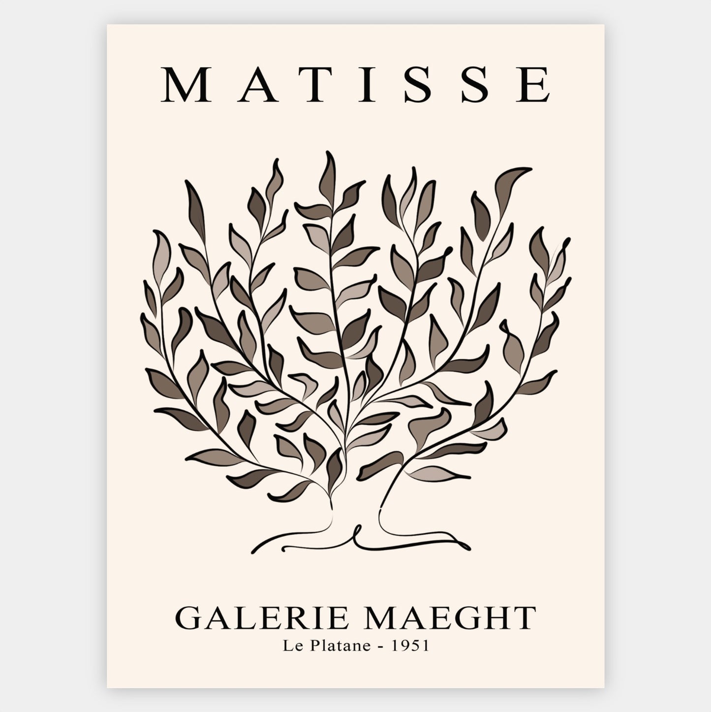 Le Platane poster | Henri Matisse