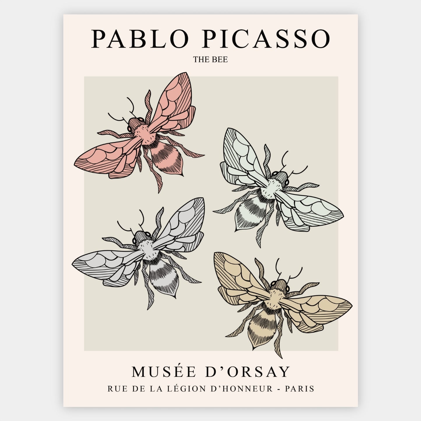 Bee Poster | Pablo Picasso