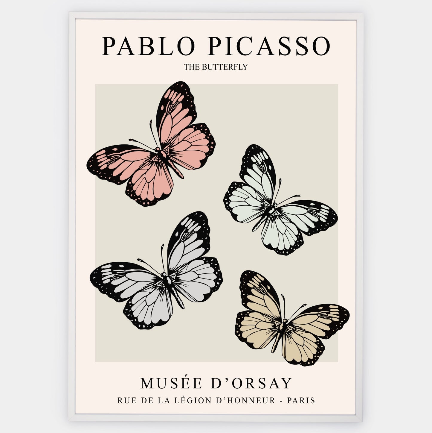 Butterfly Poster | Pablo Picasso