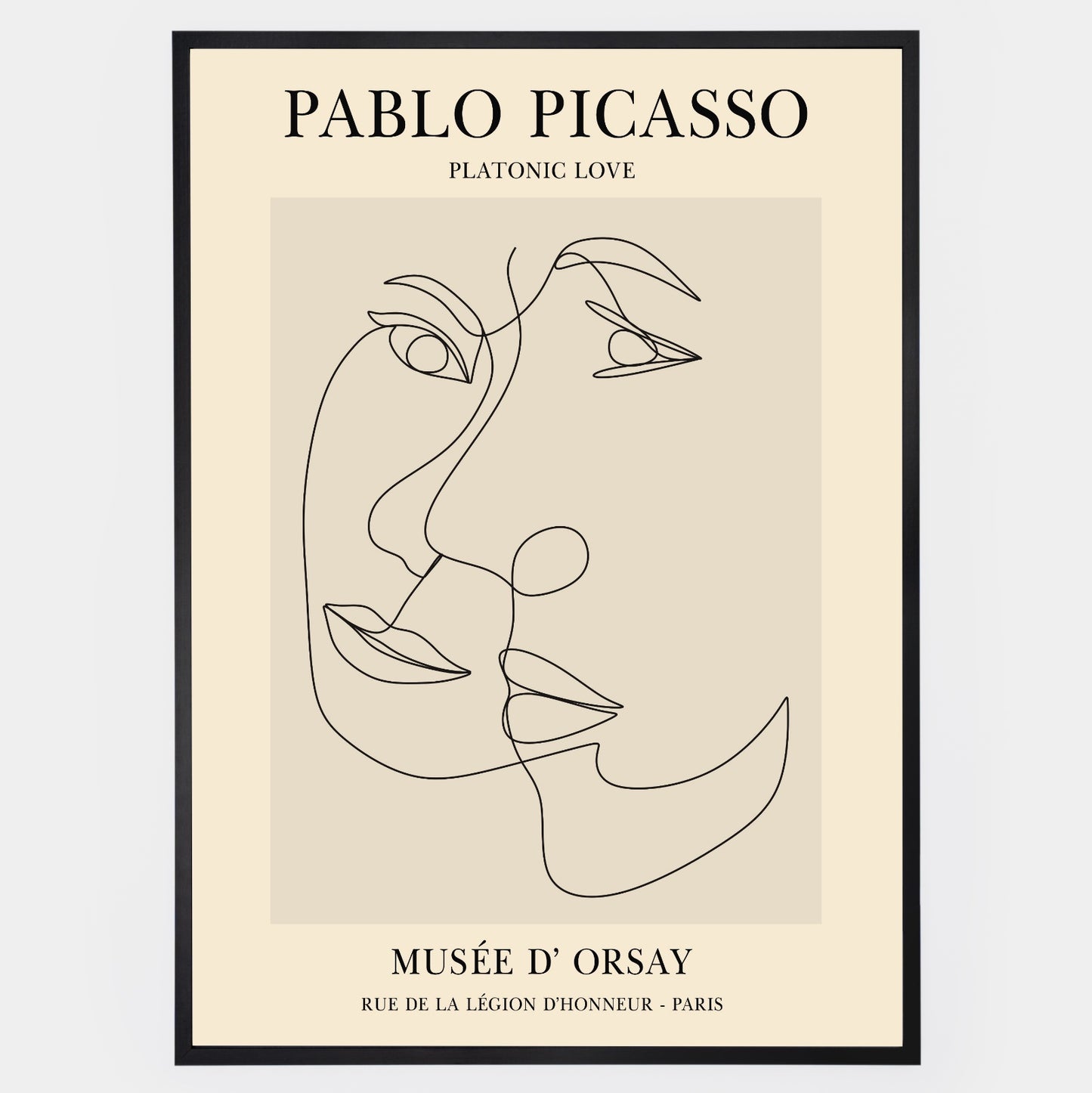 Platonic Love Poster | Pablo Picasso
