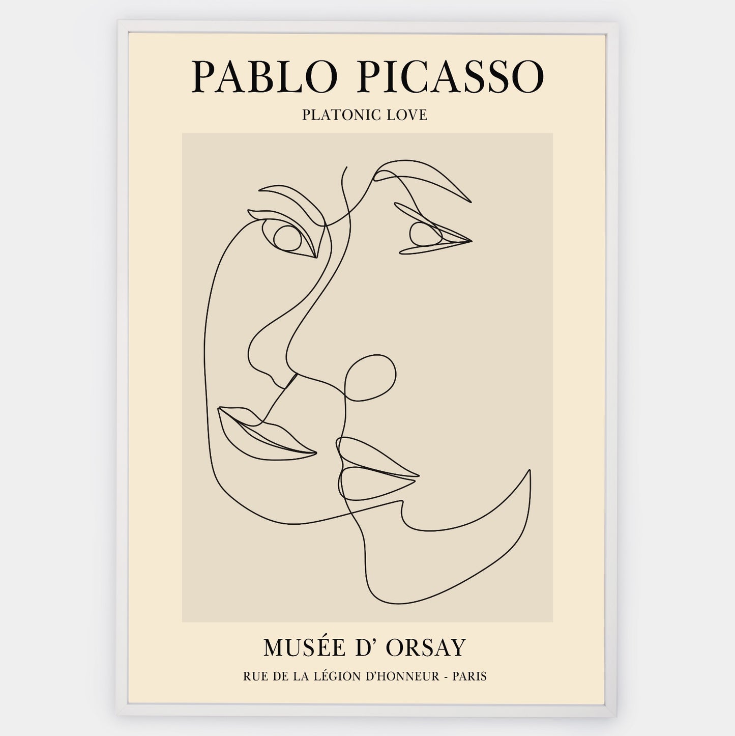 Platonic Love Poster | Pablo Picasso