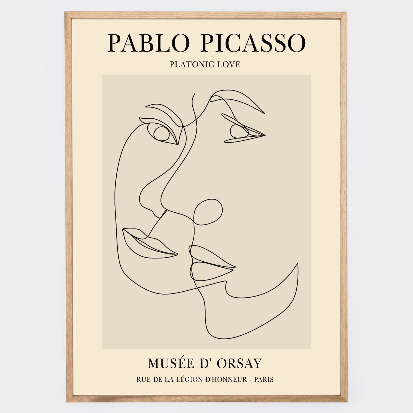 Platonic Love Poster | Pablo Picasso