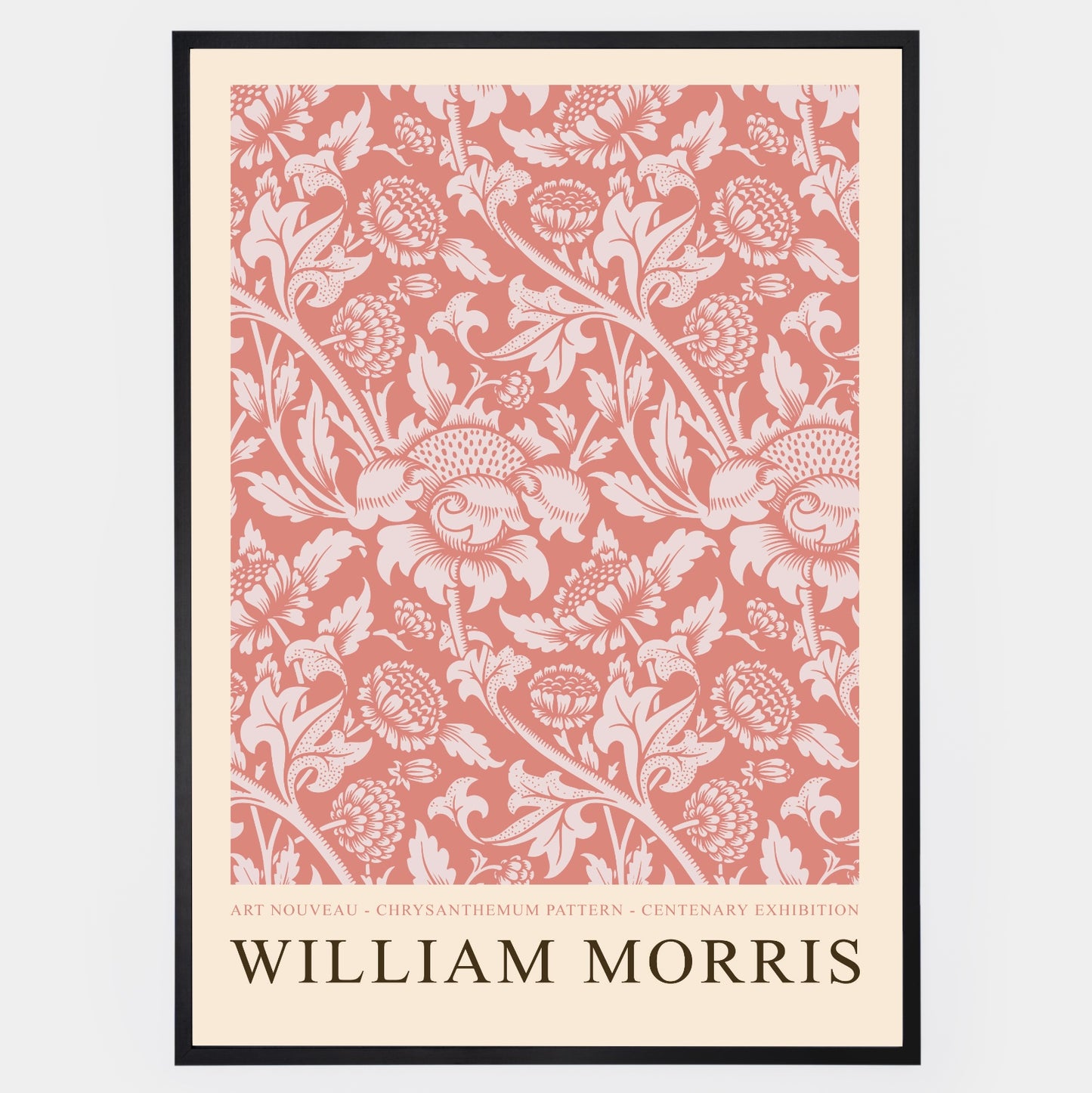 Chrysanthemum Pattern Poster | William Morris