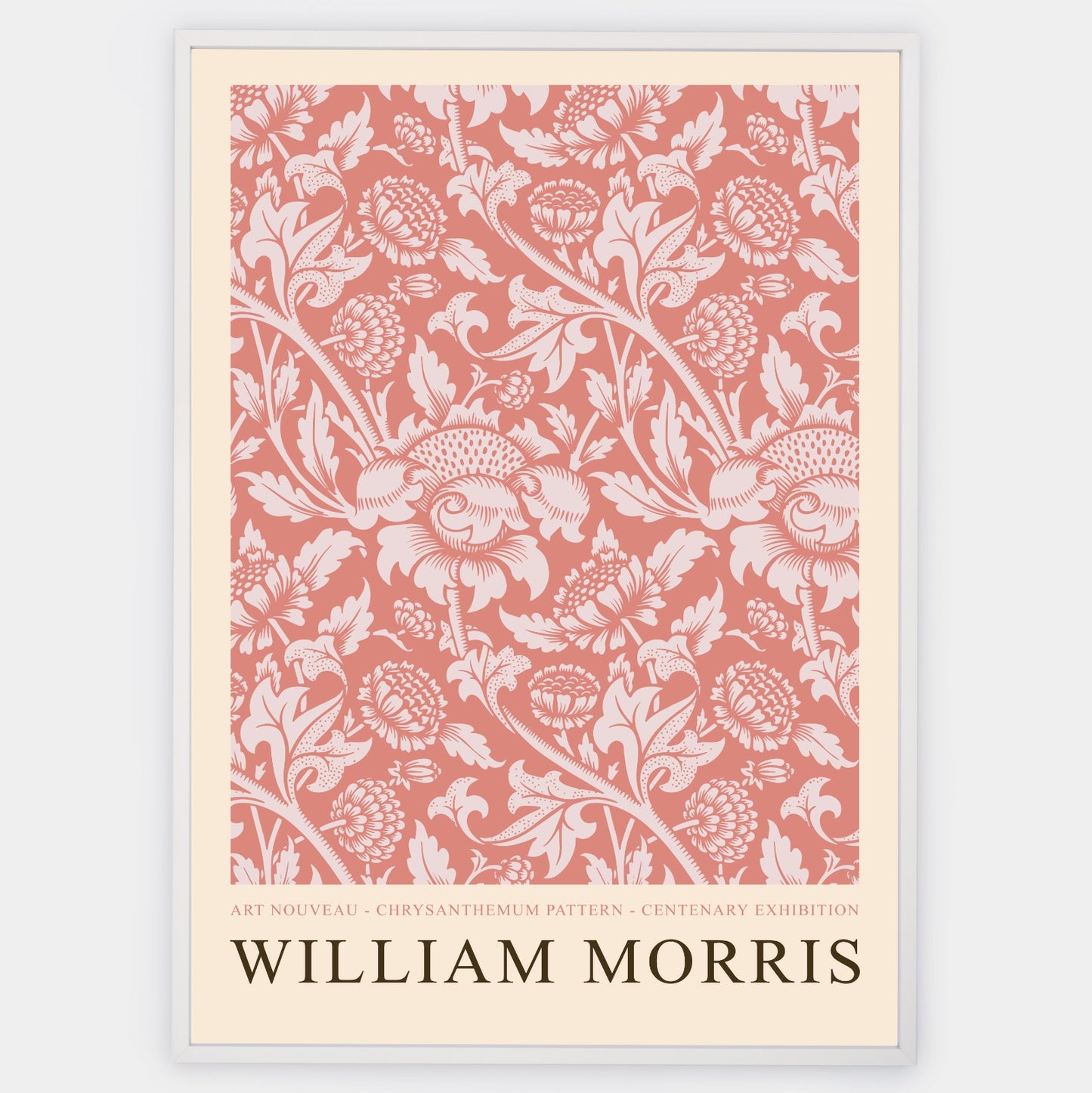 Chrysanthemum Pattern Poster | William Morris