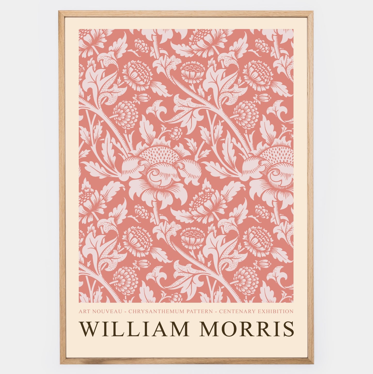 Chrysanthemum Pattern Poster | William Morris