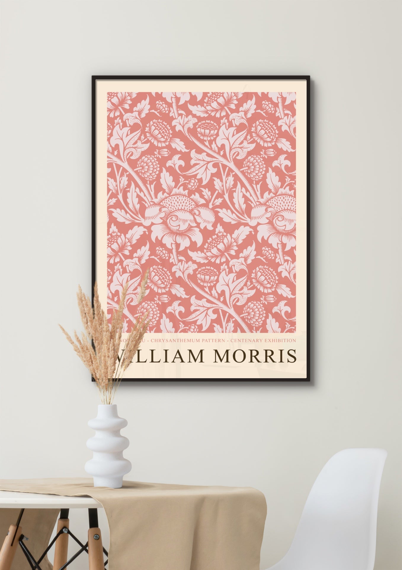 Chrysanthemum Pattern Poster | William Morris