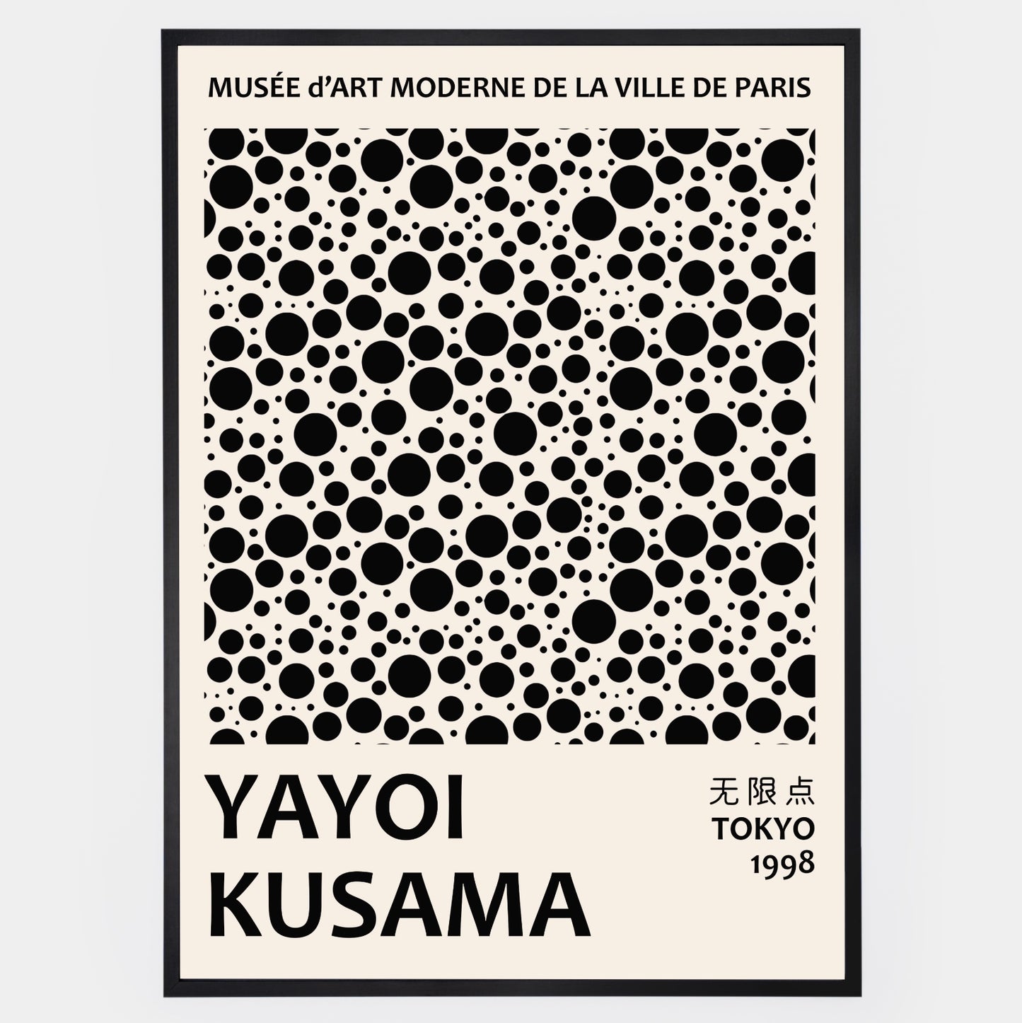 Black Dots Poster | Yayoi Kusama