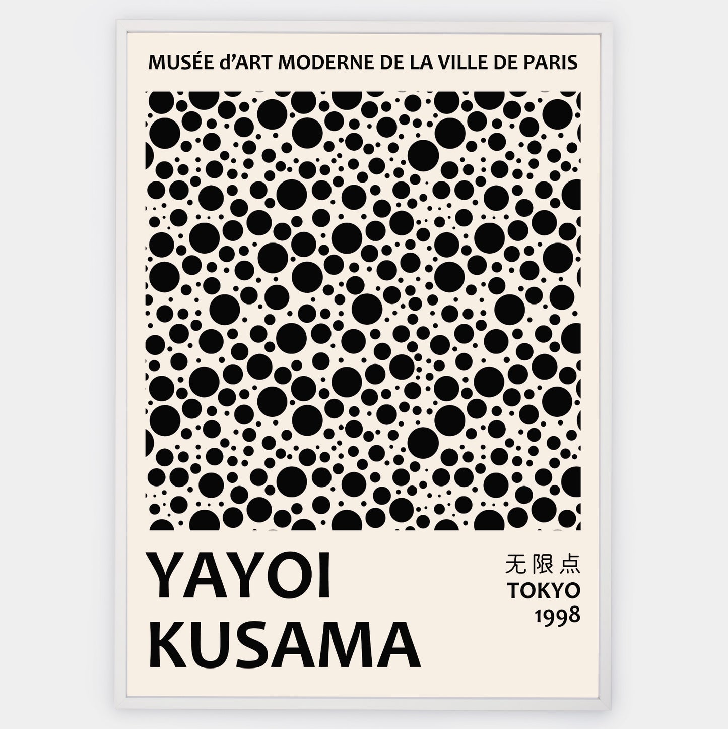 Black Dots Poster | Yayoi Kusama