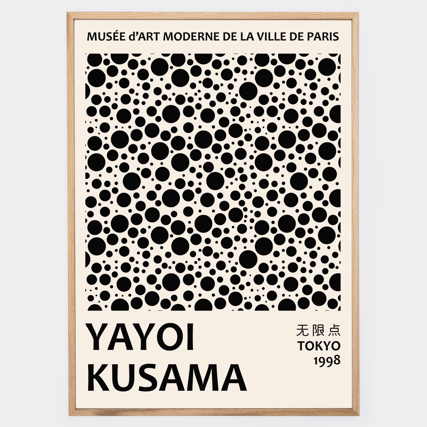 Black Dots Poster | Yayoi Kusama