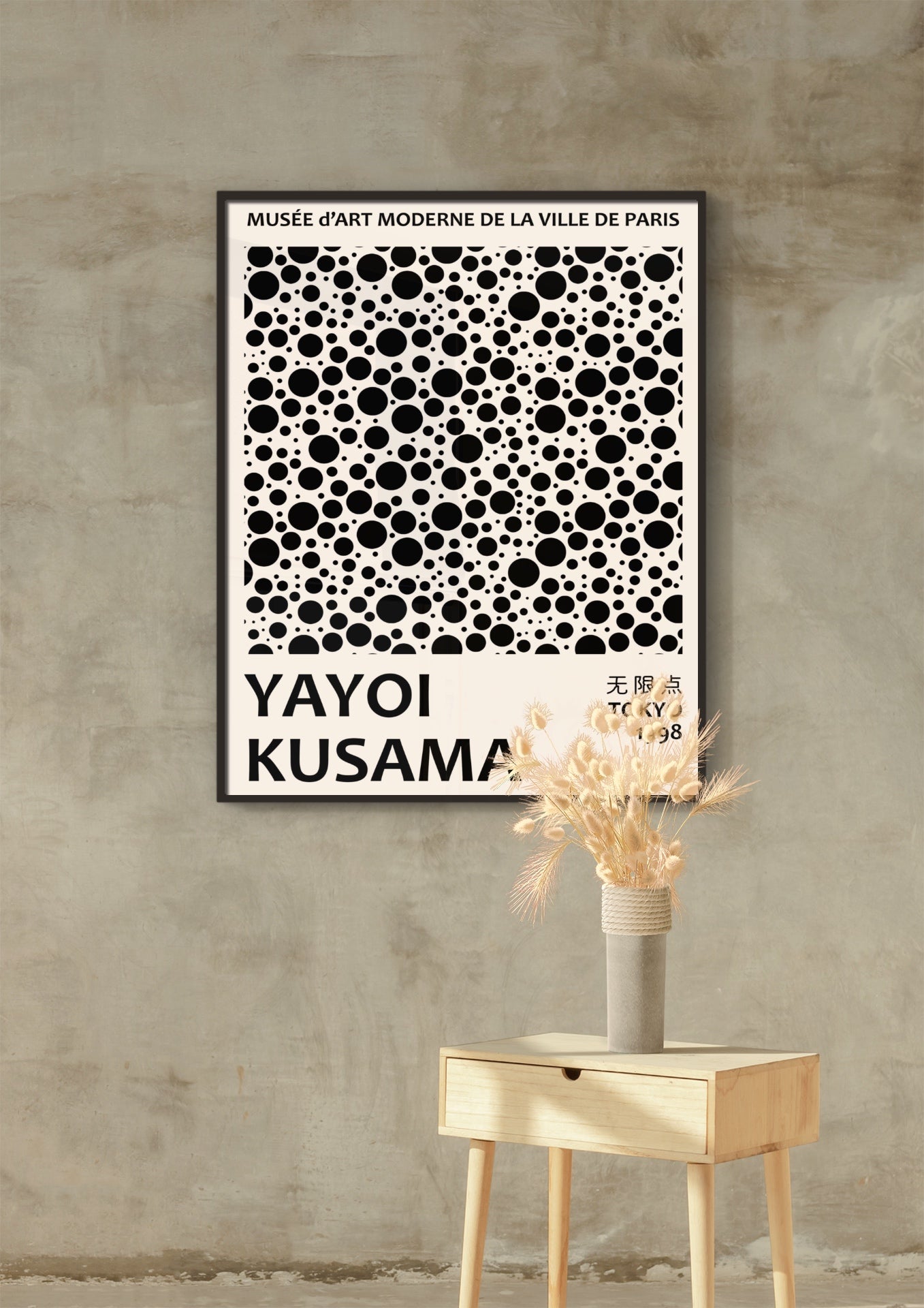 Black Dots Poster | Yayoi Kusama