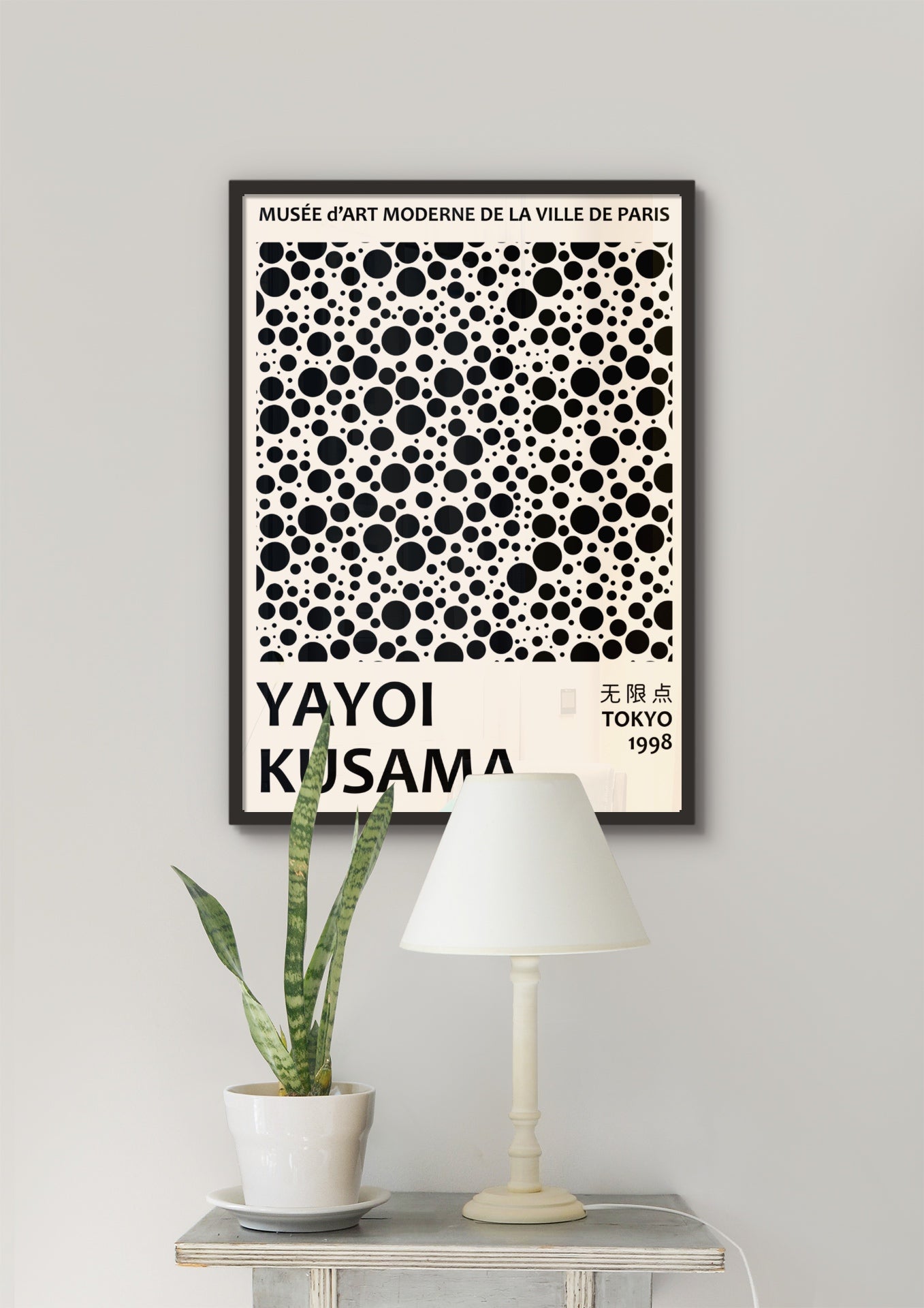 Black Dots Poster | Yayoi Kusama