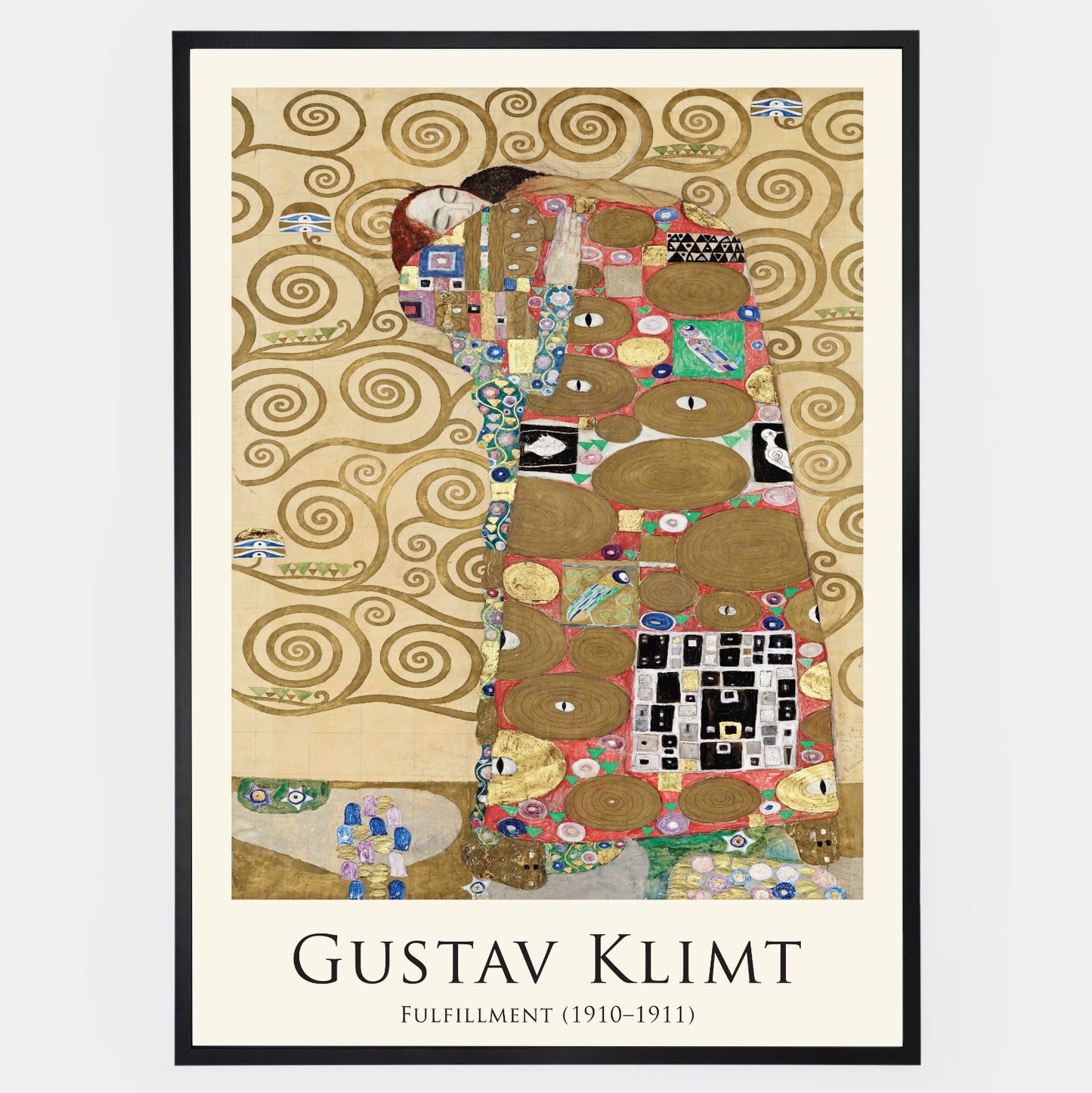 Fulfillment Poster | Gustav Klimt