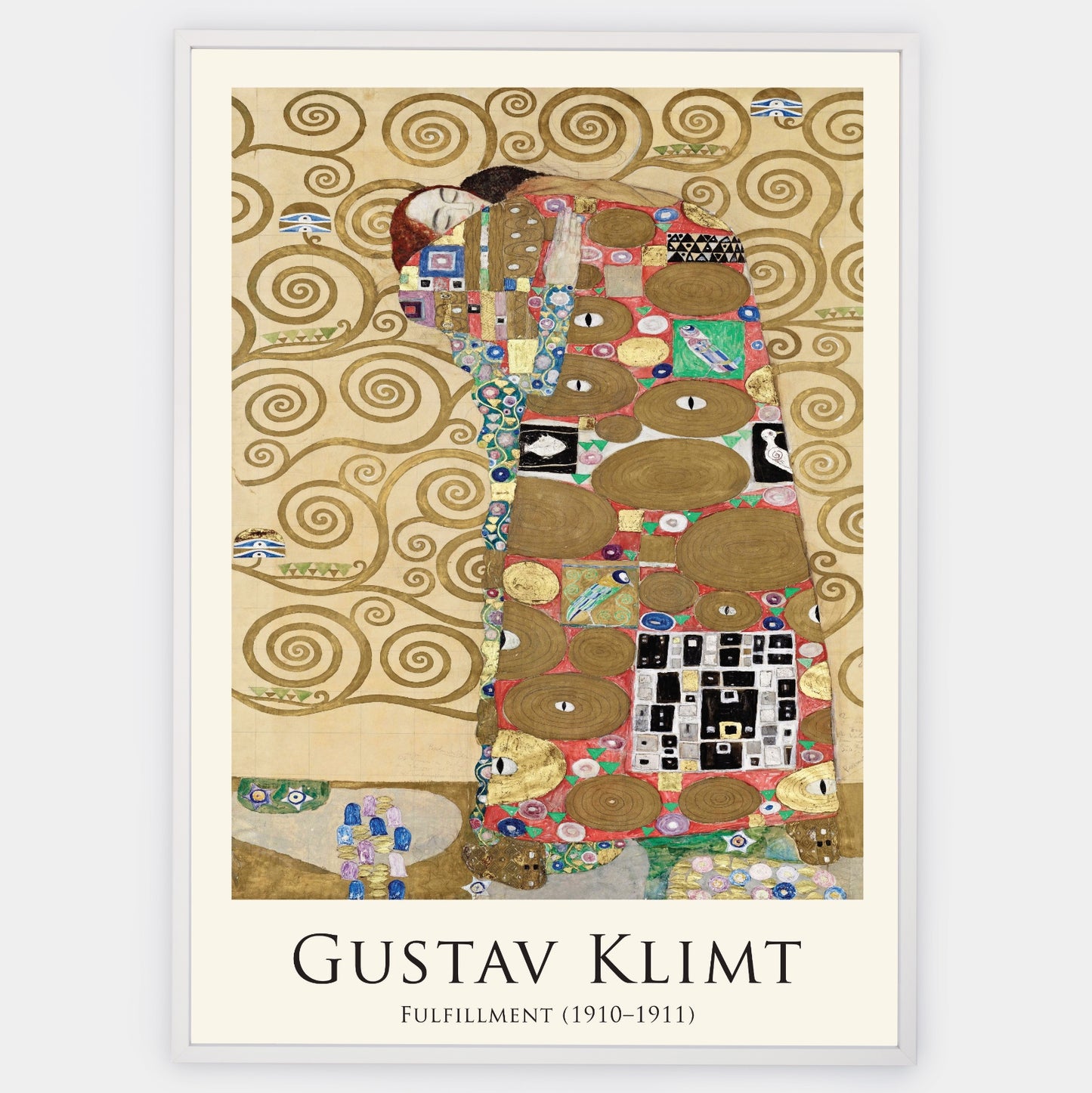 Fulfillment Poster | Gustav Klimt