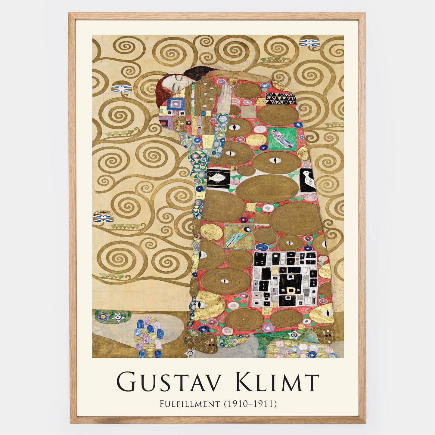 Fulfillment Poster | Gustav Klimt