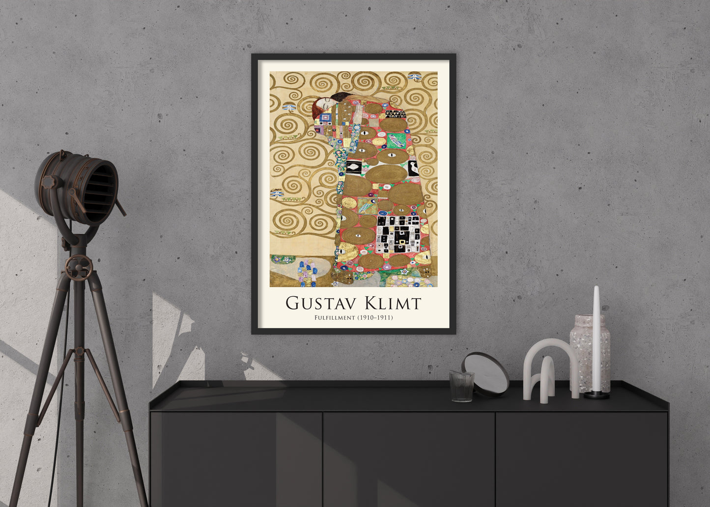 Fulfillment Poster | Gustav Klimt