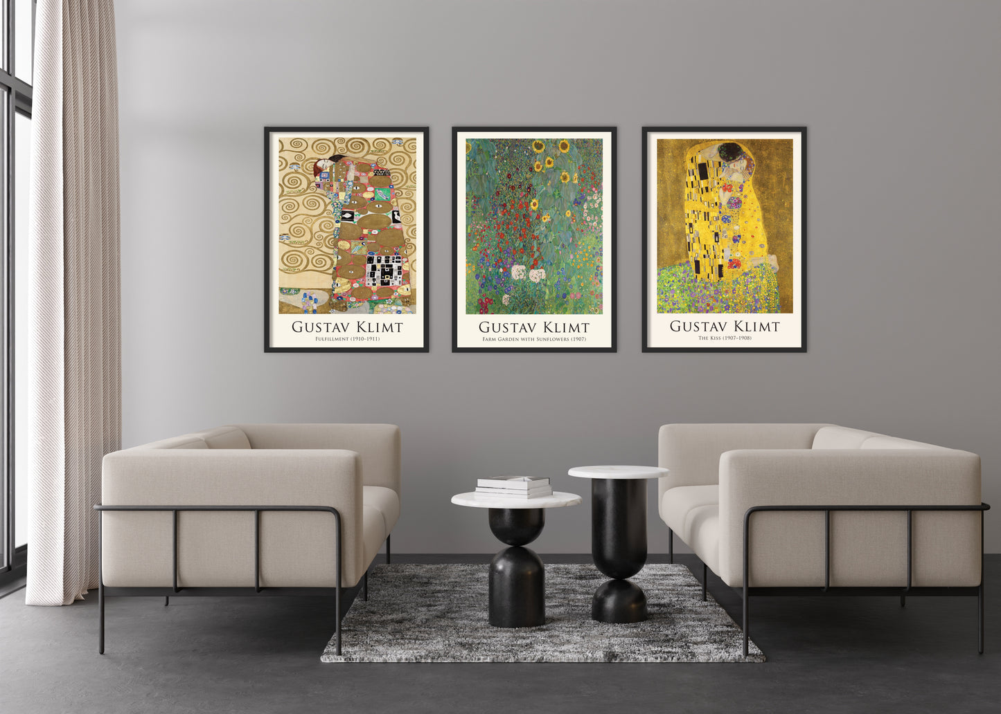Fulfillment Poster | Gustav Klimt
