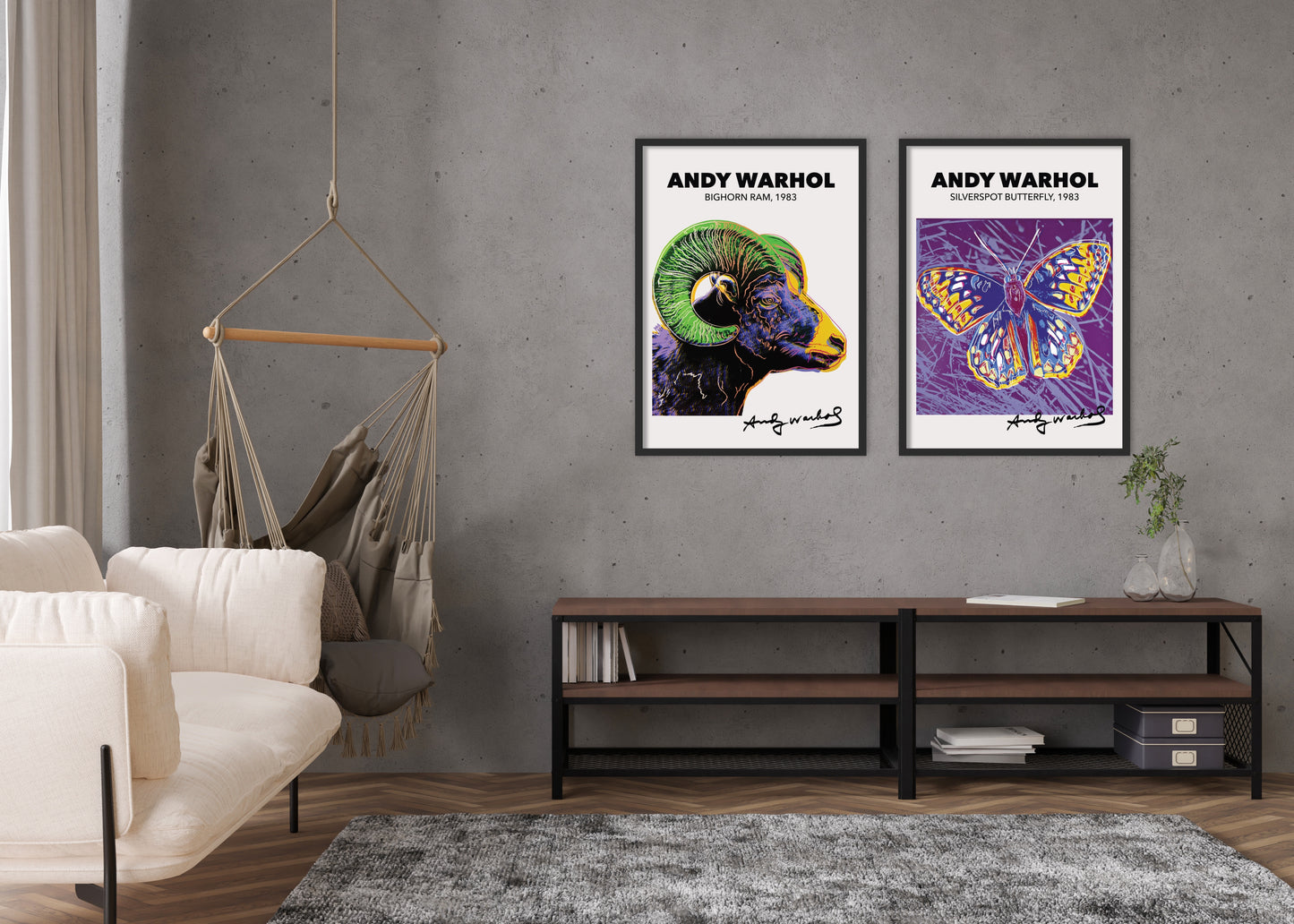 Bighorn Ram Poster | Andy Warhol