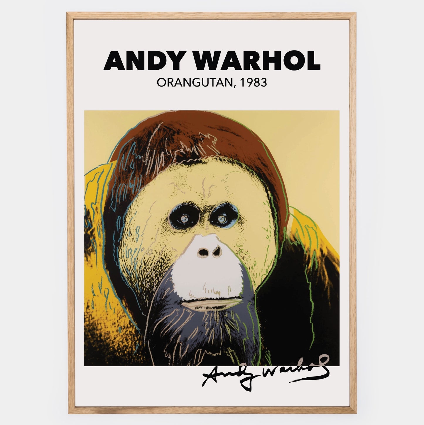 Orangutan Poster | Andy Warhol