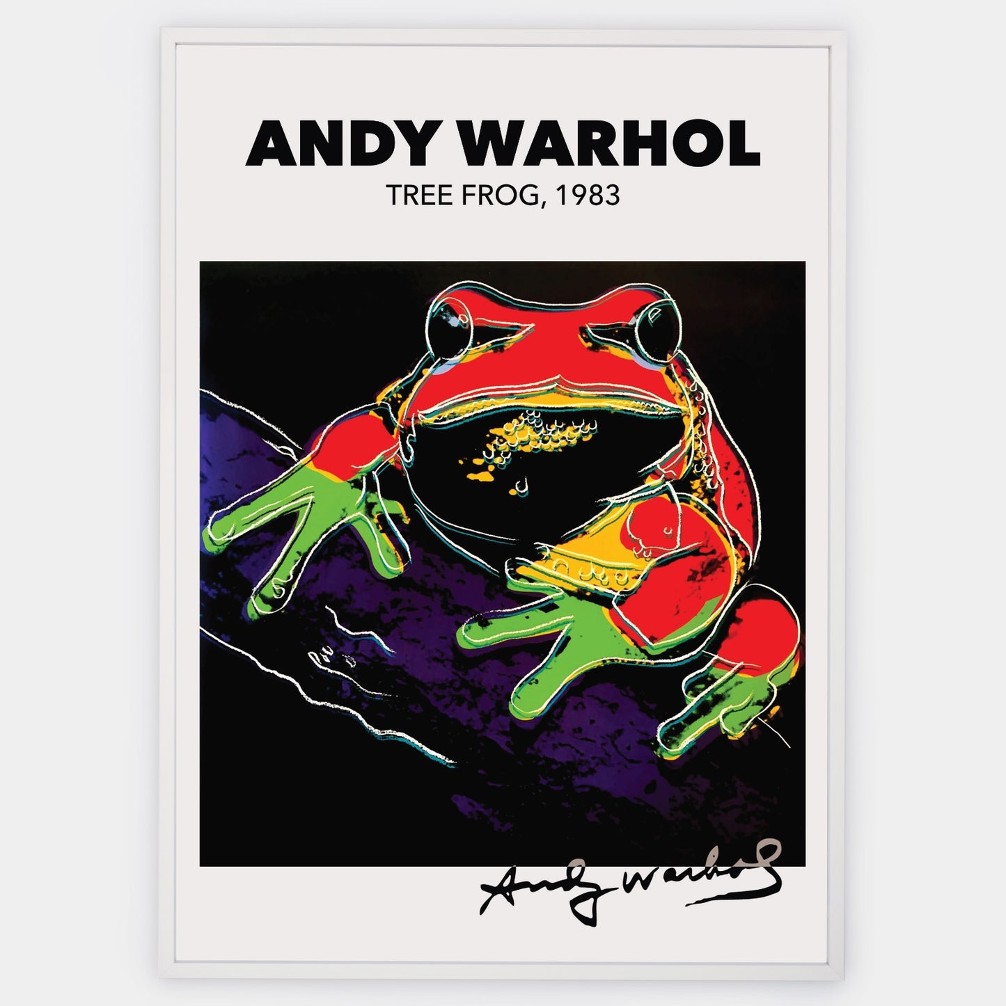 Tree Frog Poster | Andy Warhol