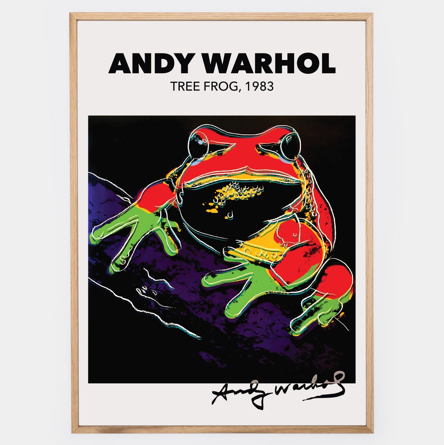 Tree Frog Poster | Andy Warhol