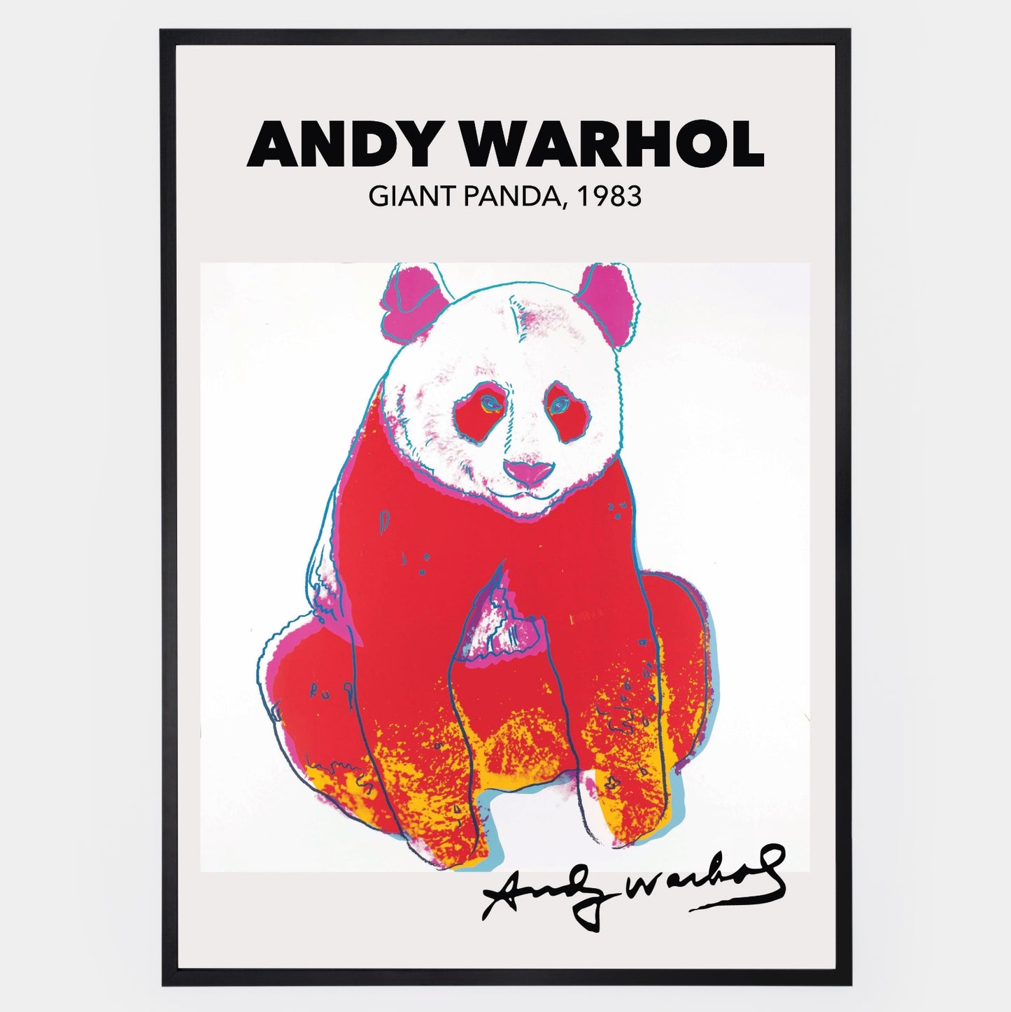 Giant Panda Poster | Andy Warhol