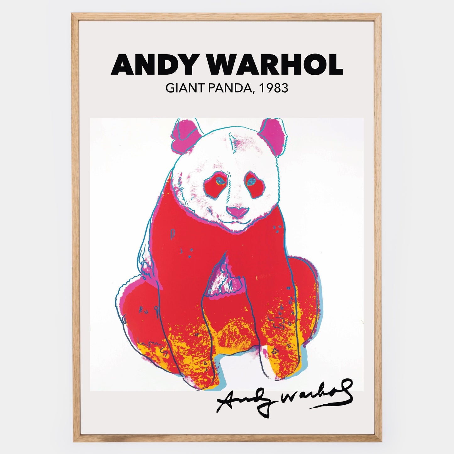 Giant Panda Poster | Andy Warhol