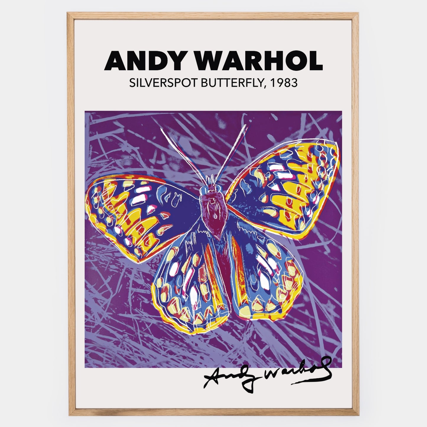 Silverspot Butterfly Poster | Andy Warhol