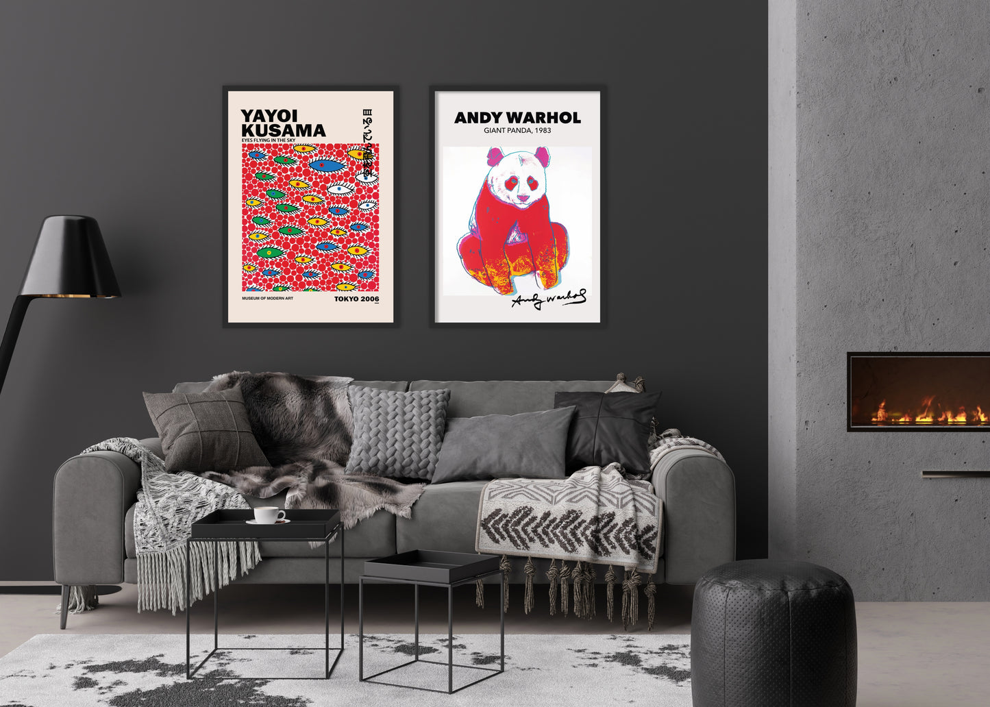 Poster Eyes Flying in the Sky | Yayoi Kusama