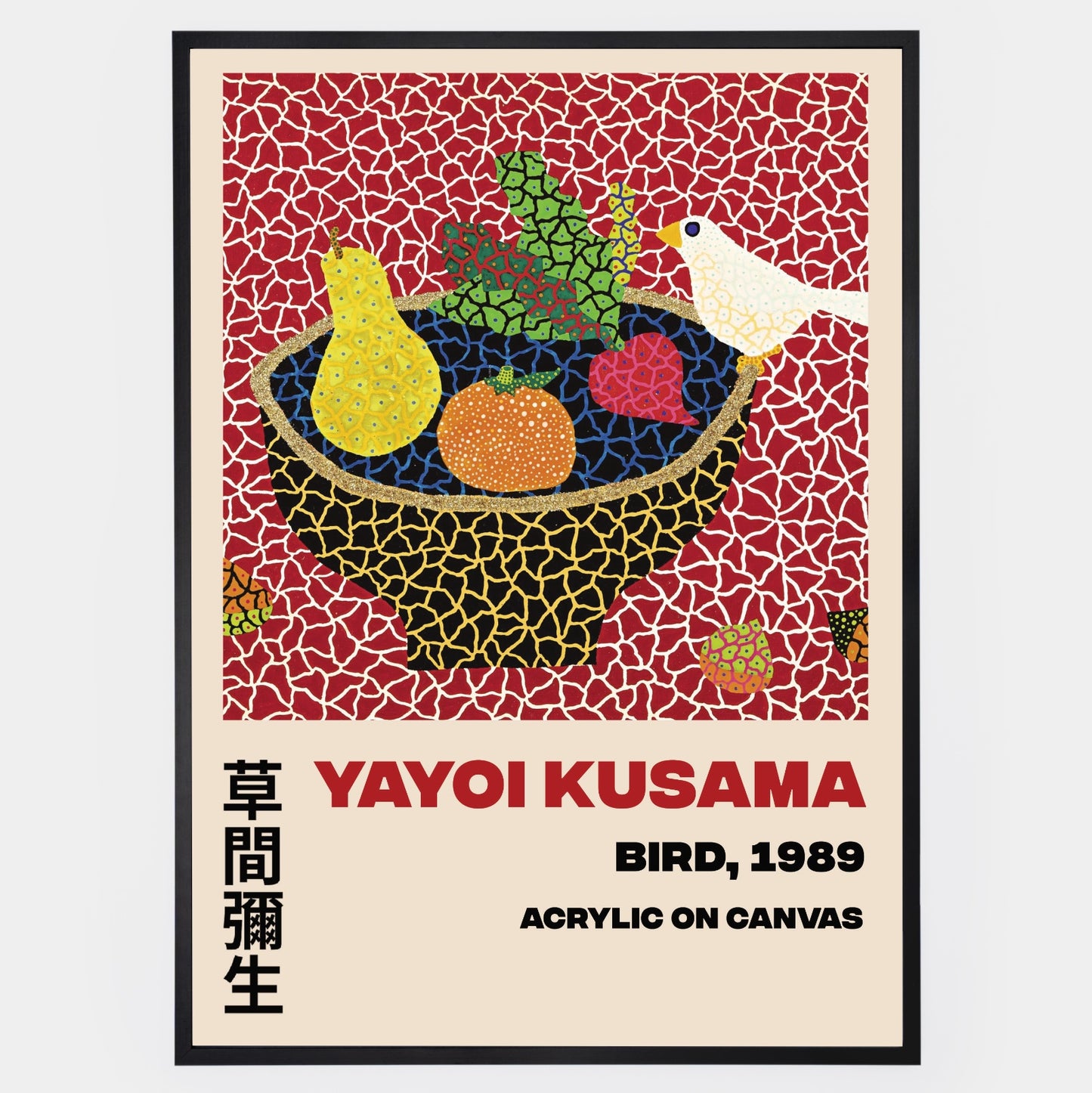 Bird Poster | Yayoi Kusama