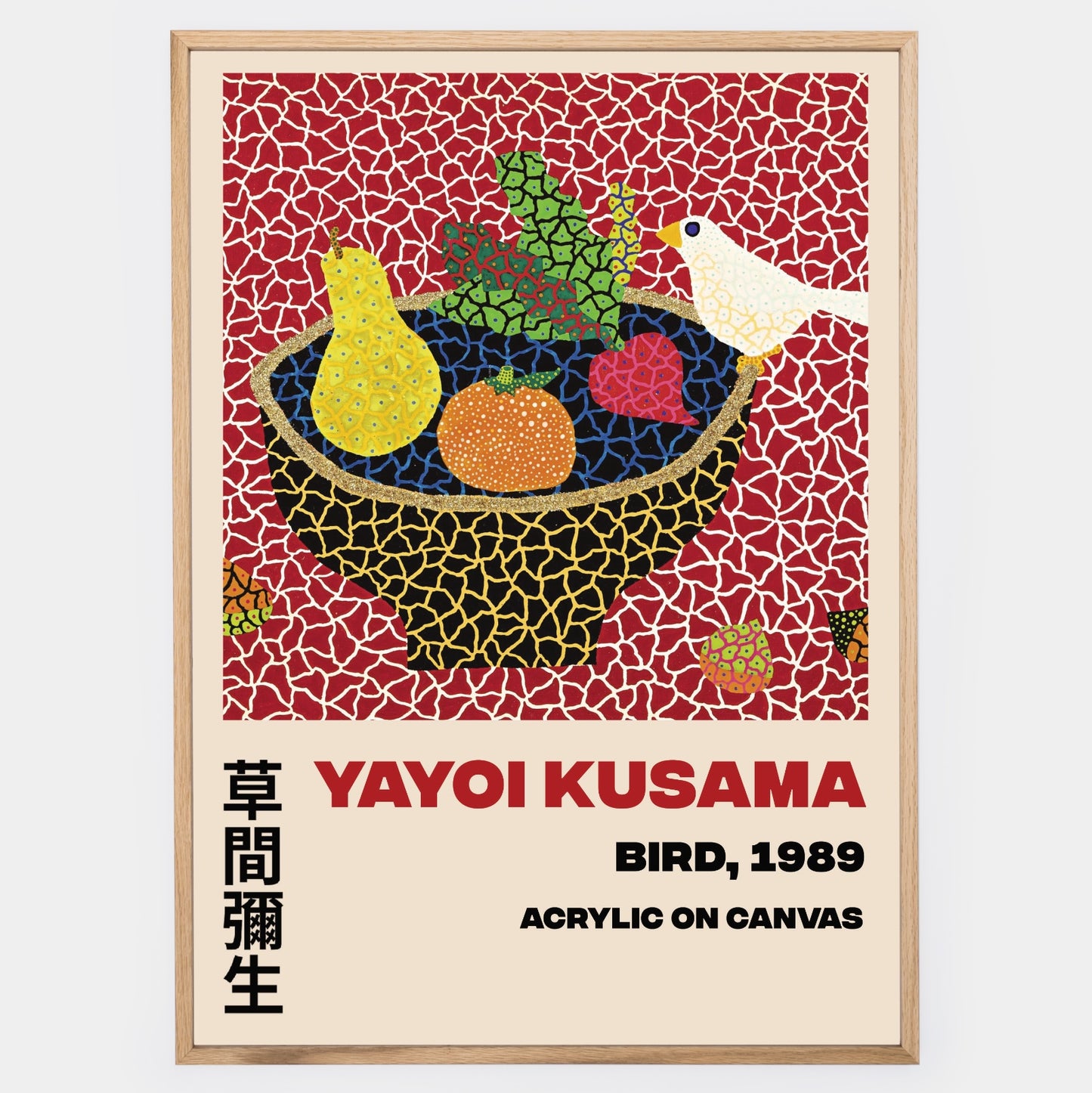 Bird Poster | Yayoi Kusama