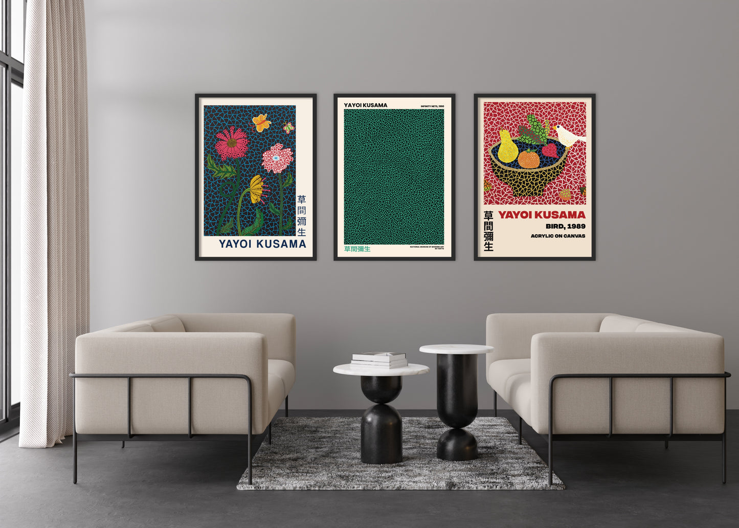Bird Poster | Yayoi Kusama