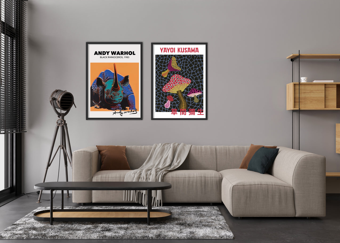 Mushroom Poster | Yayoi Kusama