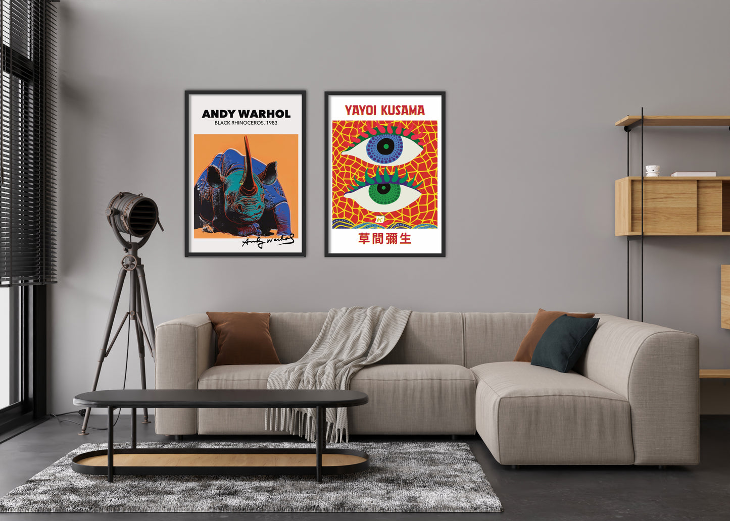 Two Eyes Poster | Yayoi Kusama