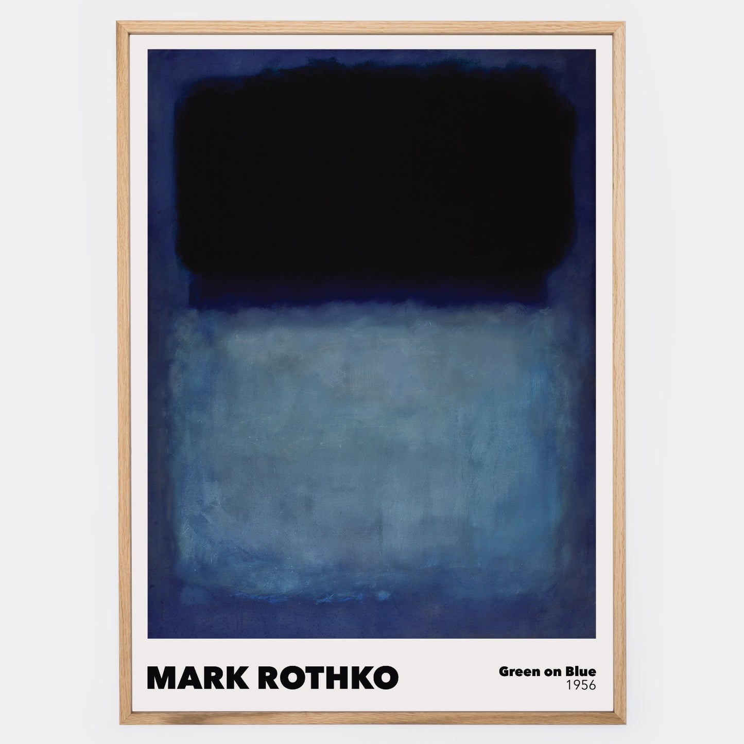 Green on Blue Poster | Mark Rothko