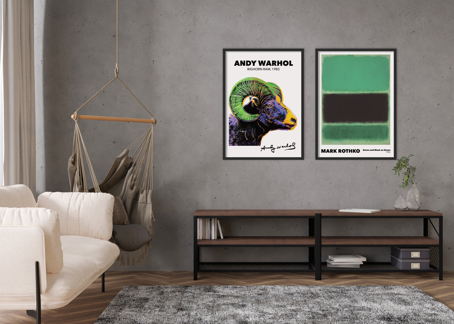 Green and Black on Green Poster | Mark Rothko