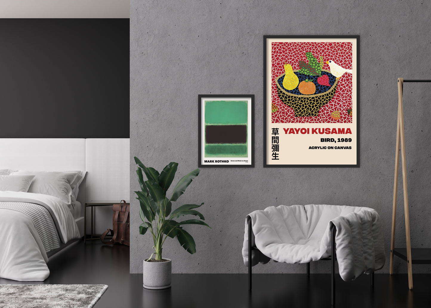Green and Black on Green Poster | Mark Rothko