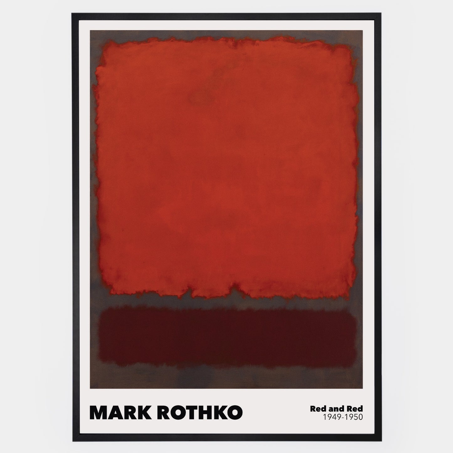Poster Orange, Red and Red | Mark Rothko