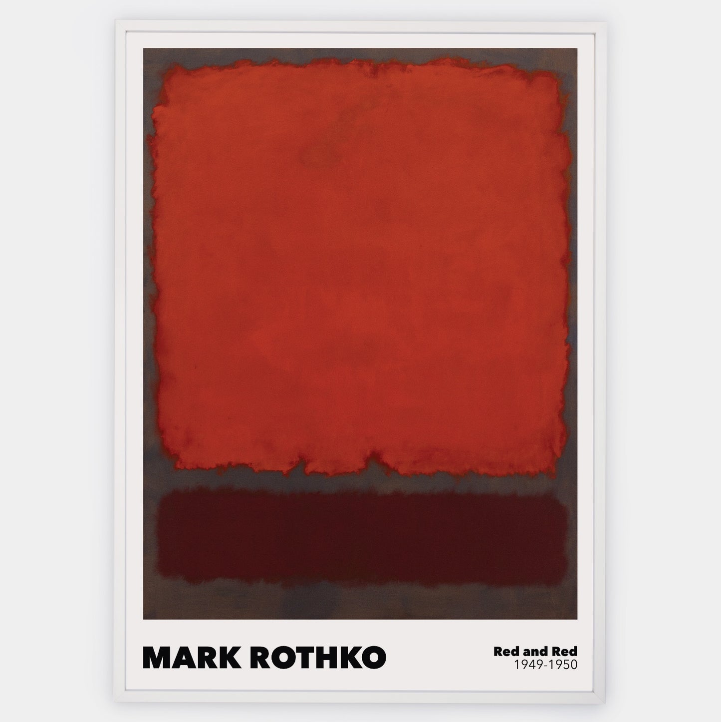 Poster Orange, Red and Red | Mark Rothko