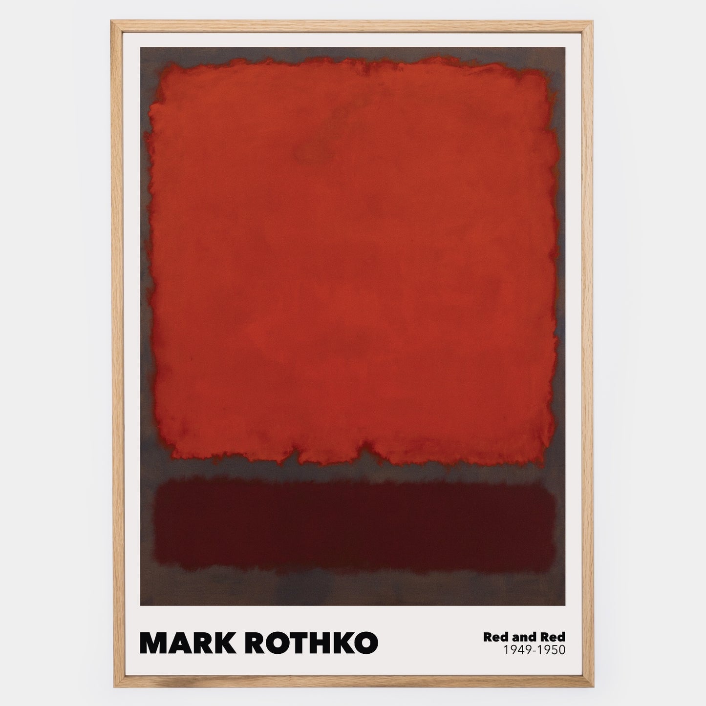Poster Orange, Red and Red | Mark Rothko