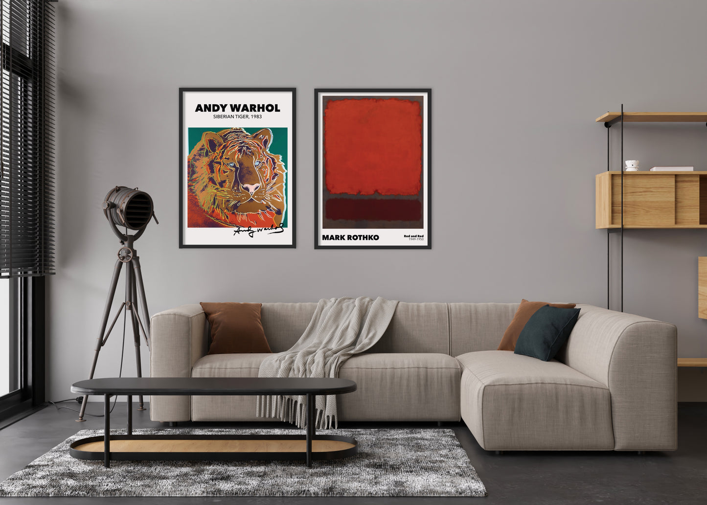 Poster Orange, Red and Red | Mark Rothko