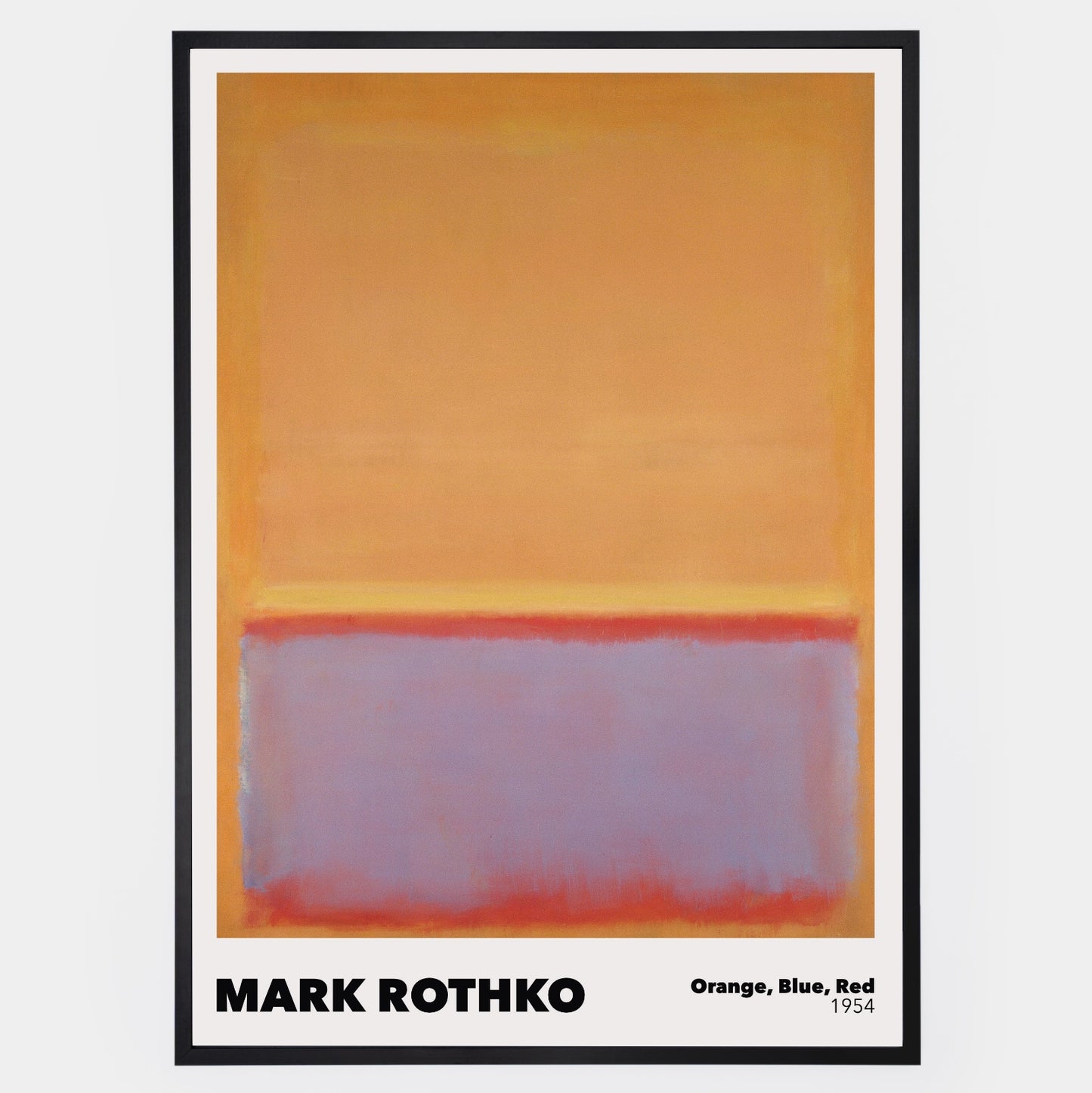 Poster Orange, Blue, Red | Mark Rothko