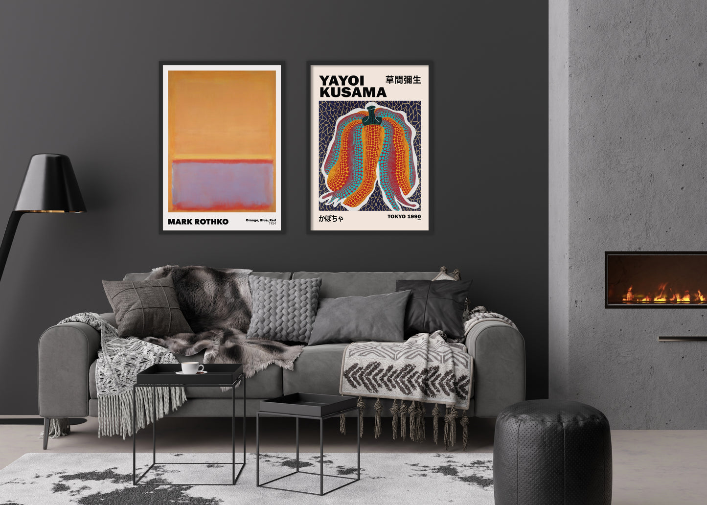 Poster Orange, Blue, Red | Mark Rothko