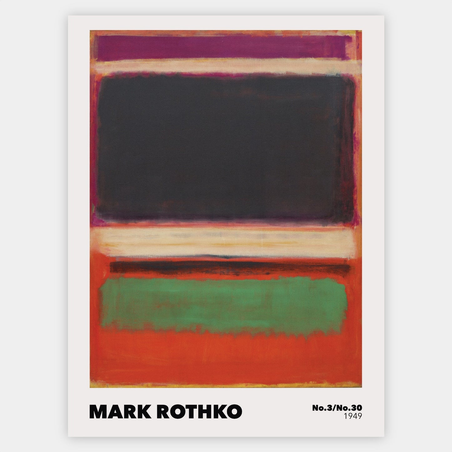 Poster No.3/No.13 | Mark Rothko