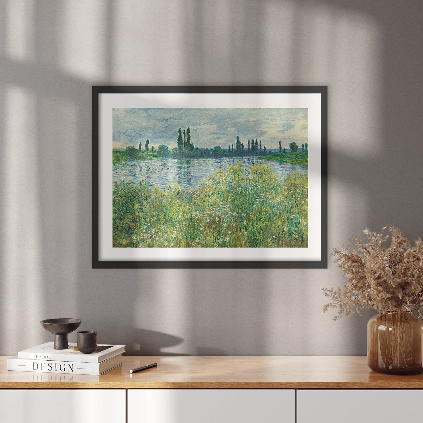 Poster On the Banks of the Seine, Vétheuil | Claude Monet